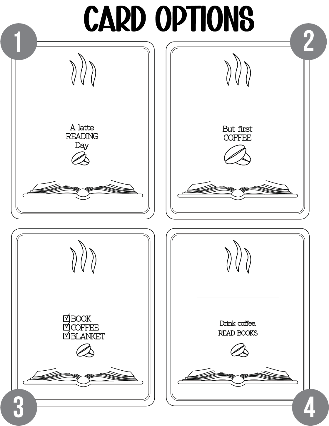 Coffee Cup Acrylic Bookmark