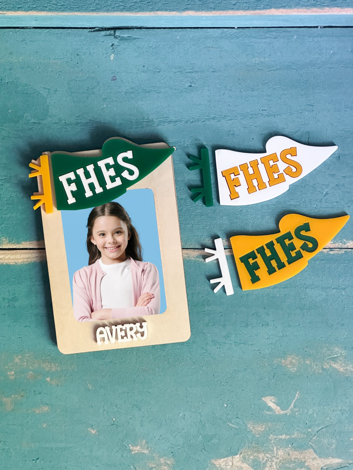 School Photo Frame Magnet