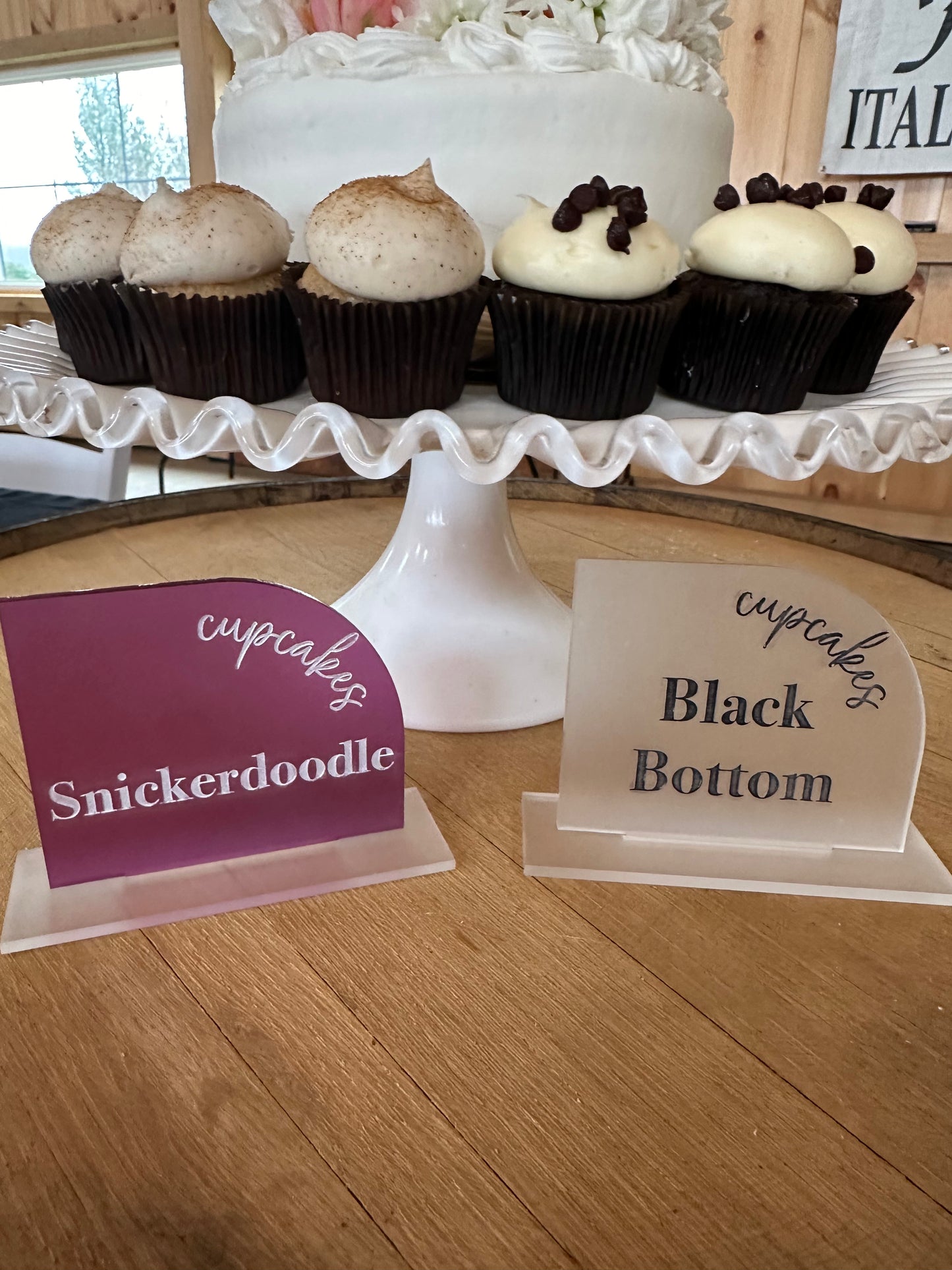 Personalized Wedding Buffet/Dessert Name Signs