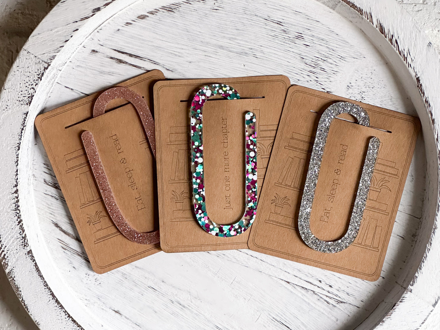 Jumbo Paperclip Acrylic Bookmark
