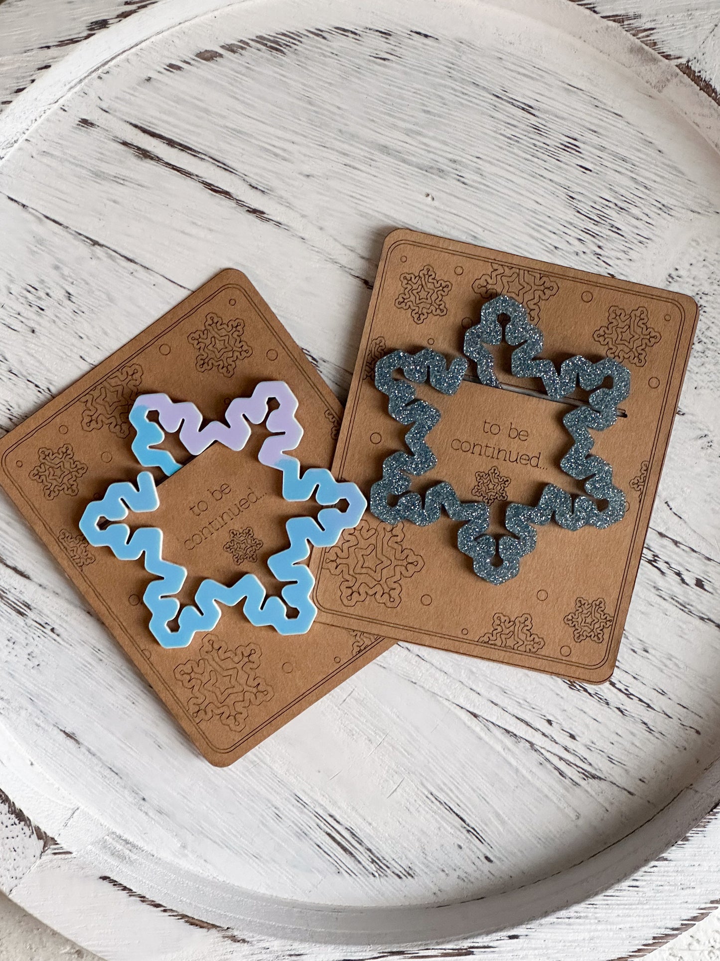 Snowflake Acrylic Bookmark