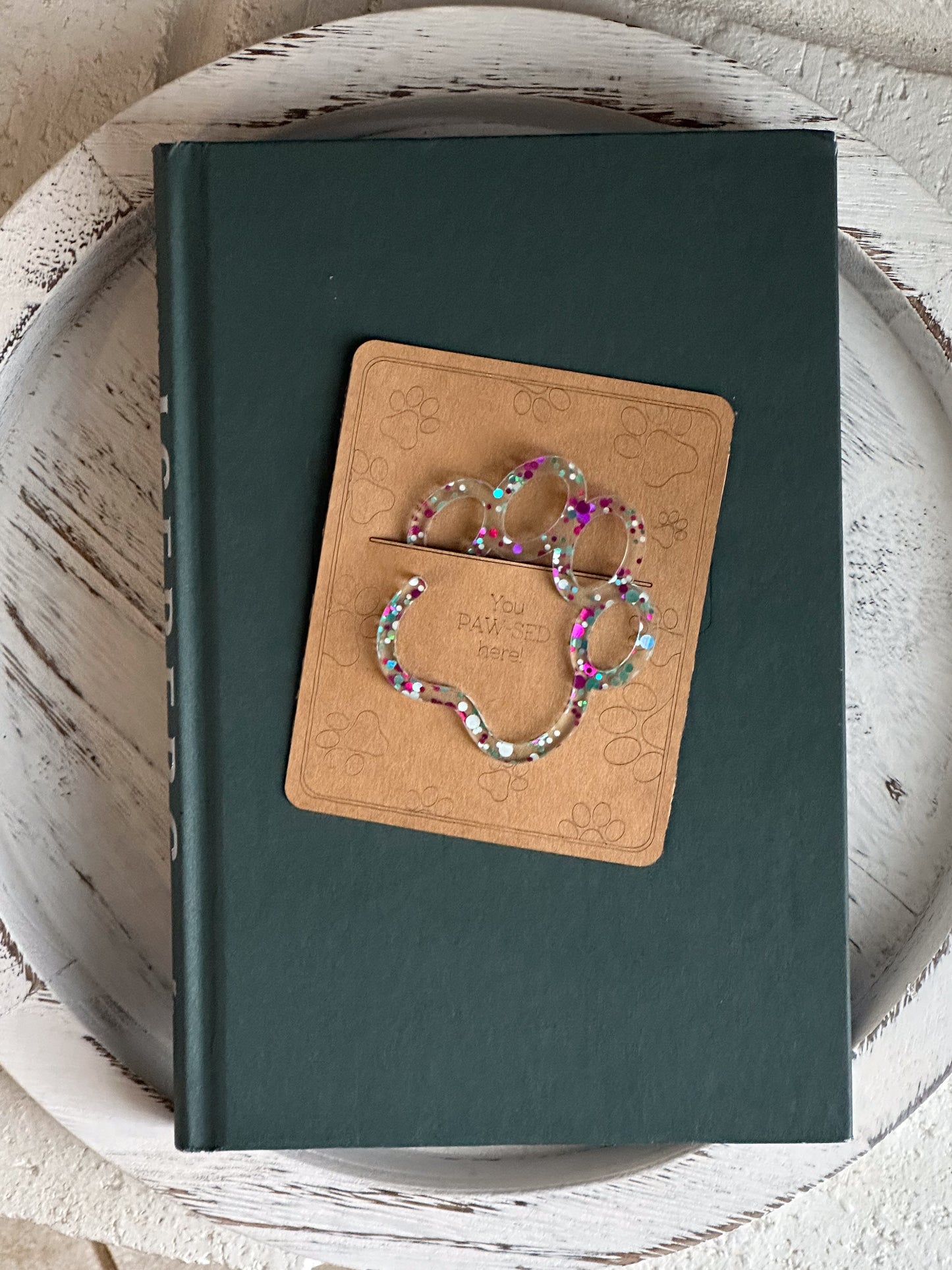 Paw Acrylic Bookmark