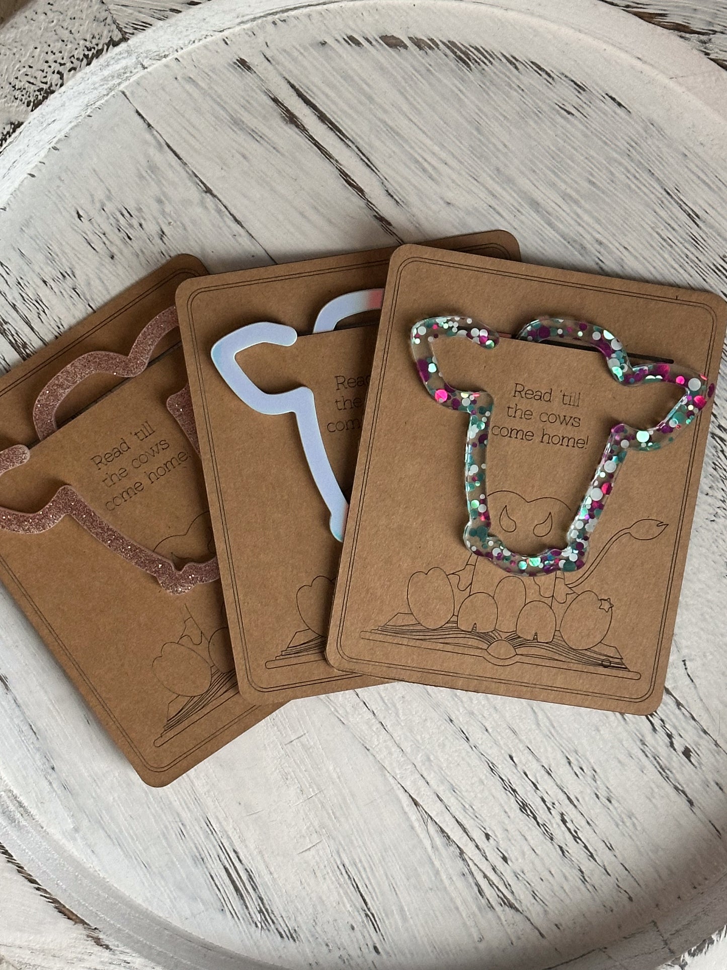 Cow Acrylic Bookmark