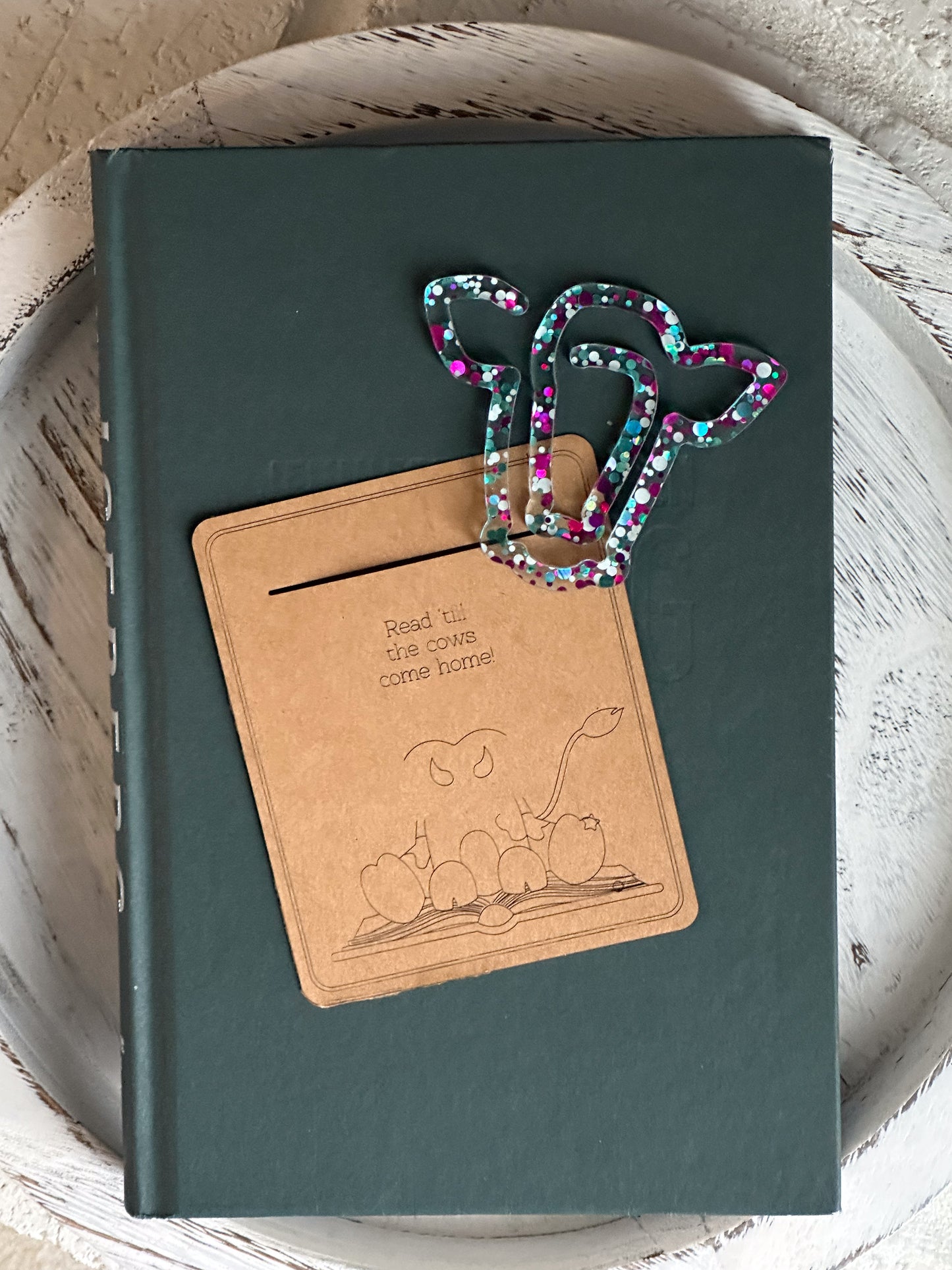 Cow Acrylic Bookmark