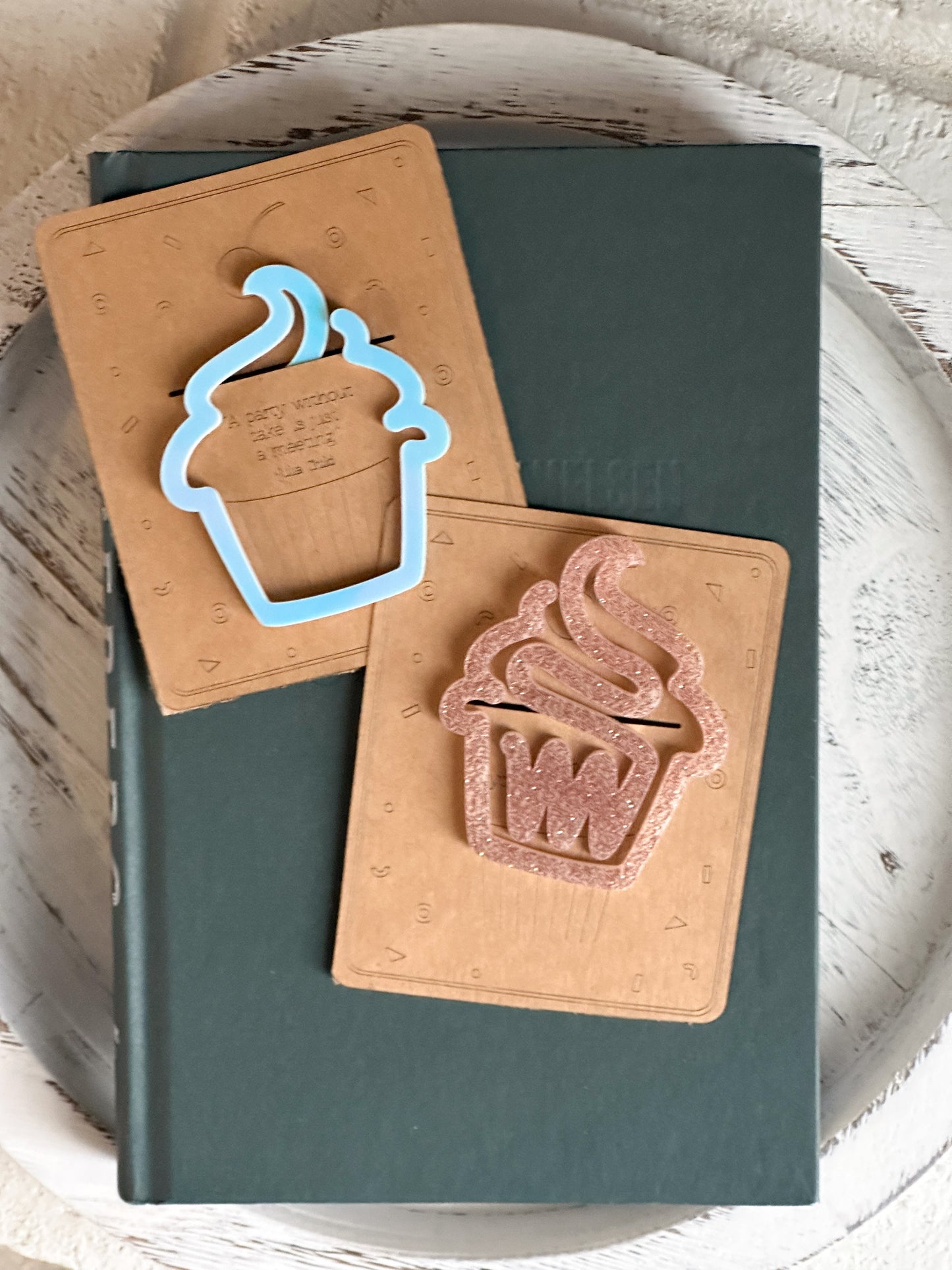 Cupcake Acrylic Bookmark