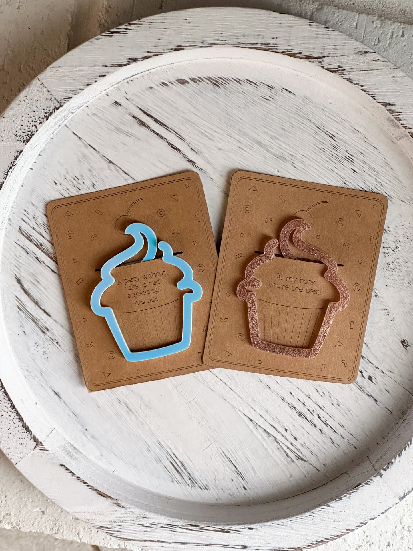 Cupcake Acrylic Bookmark