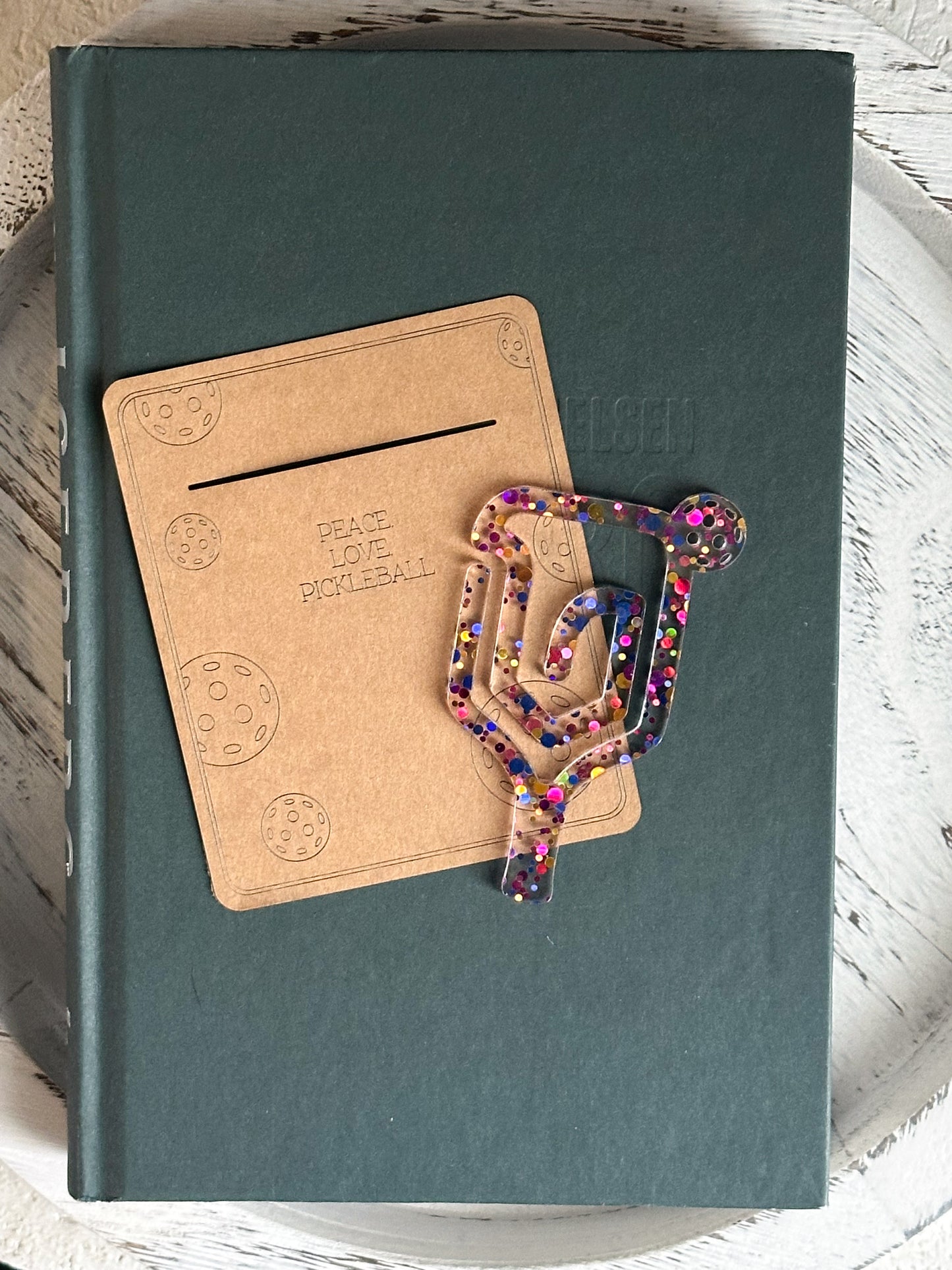 Pickleball Acrylic Bookmark