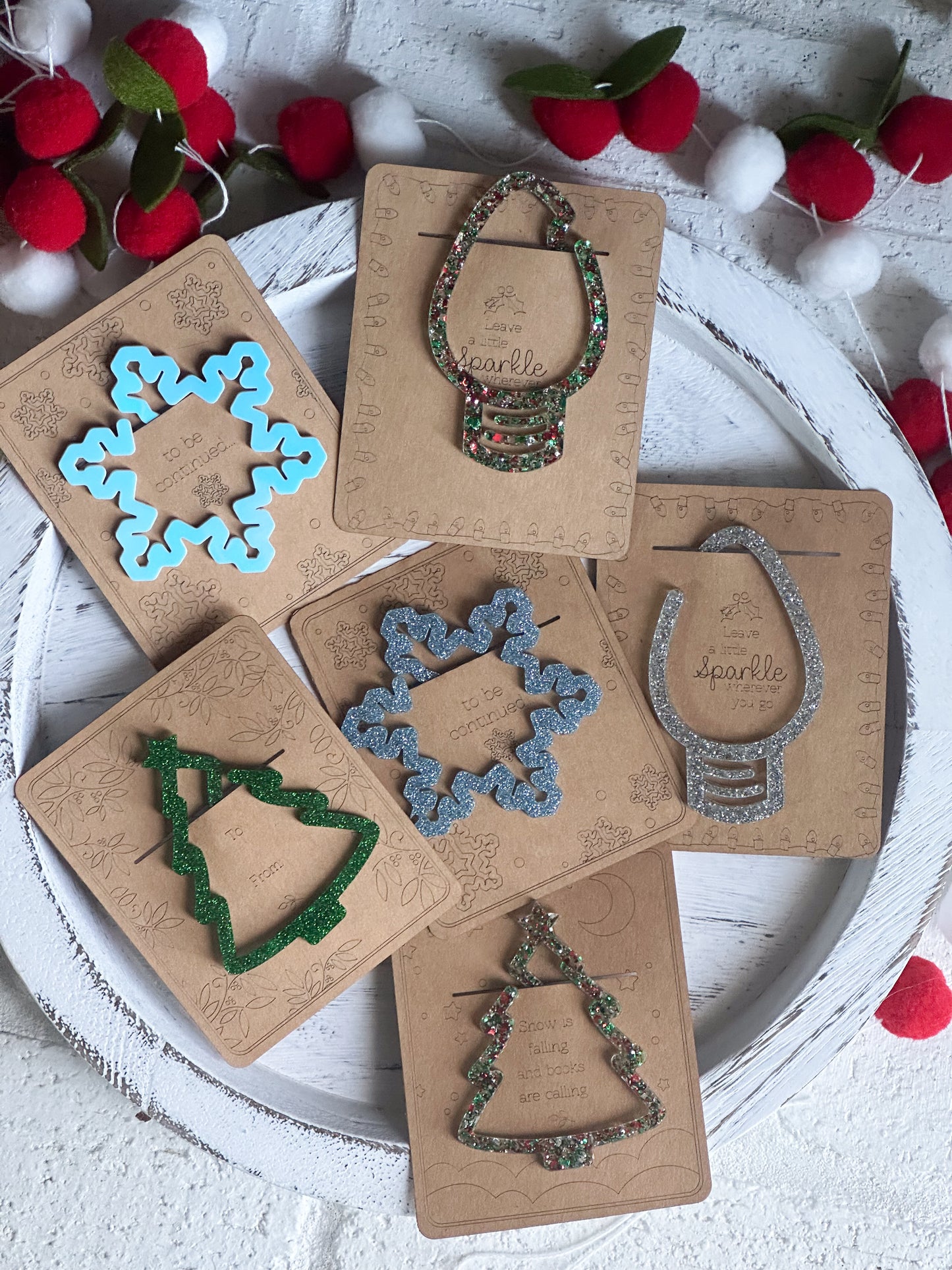Christmas Tree Acrylic Bookmark