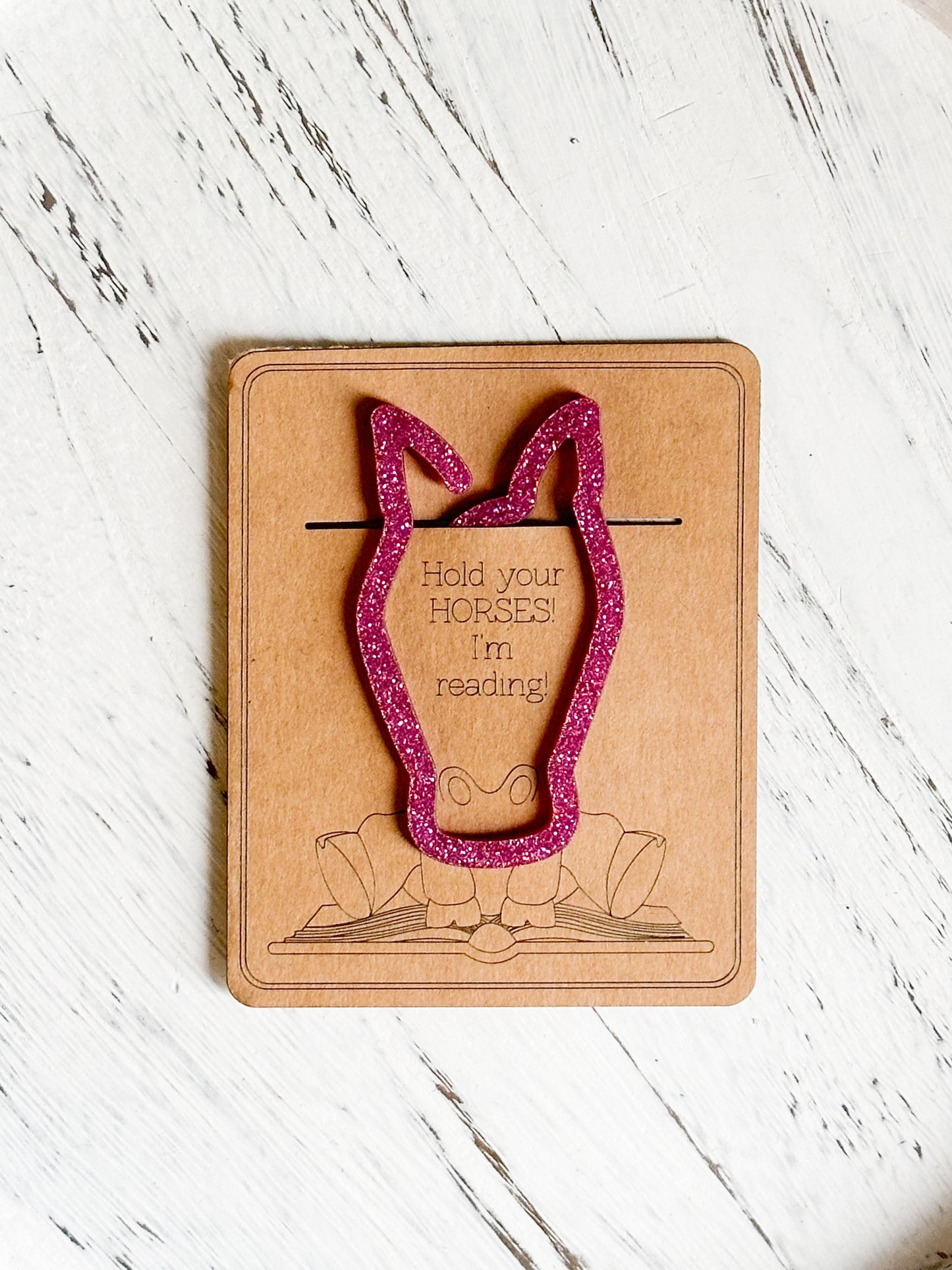 Horse Acrylic Bookmark