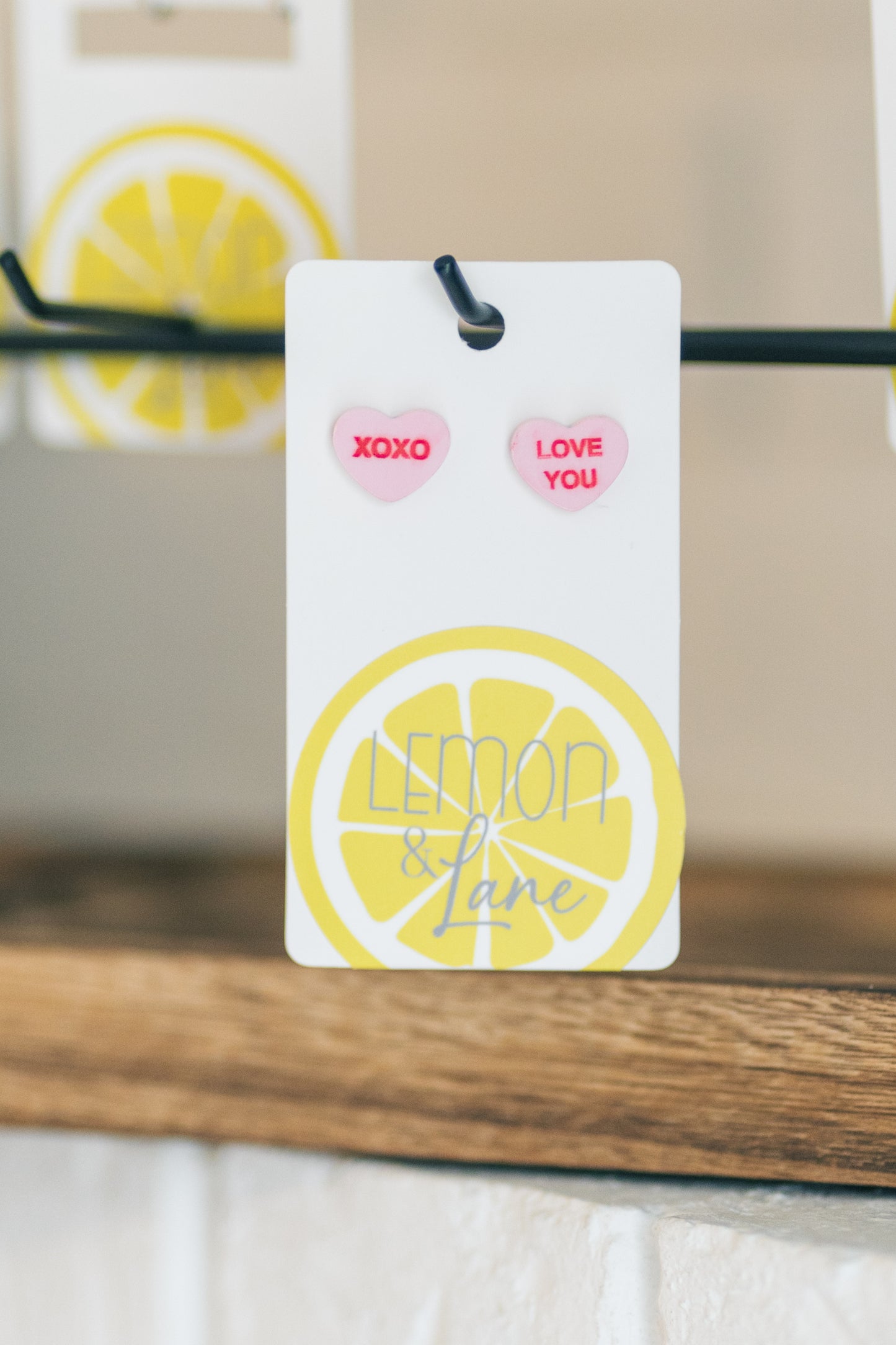 Valentine Conversation Heart Earrings