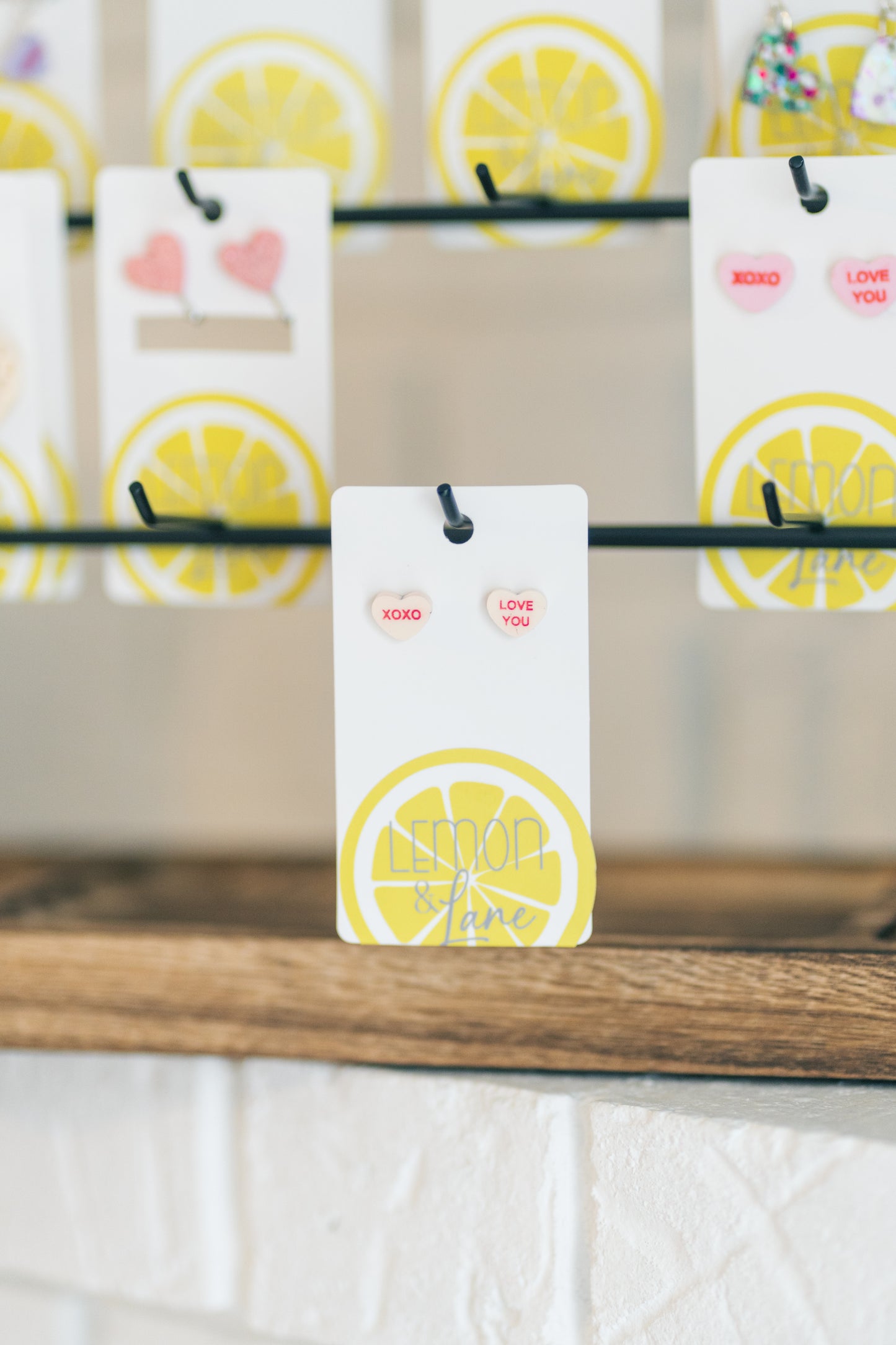 Valentine Conversation Heart Earrings