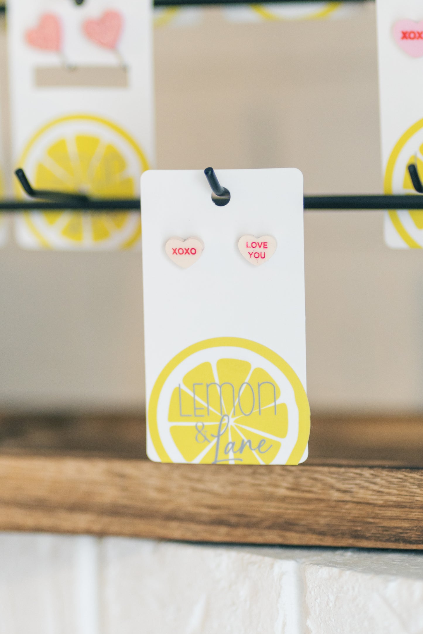 Valentine Conversation Heart Earrings