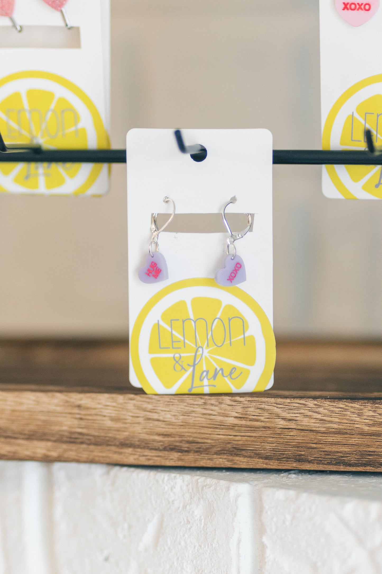 Valentine Conversation Heart Earrings