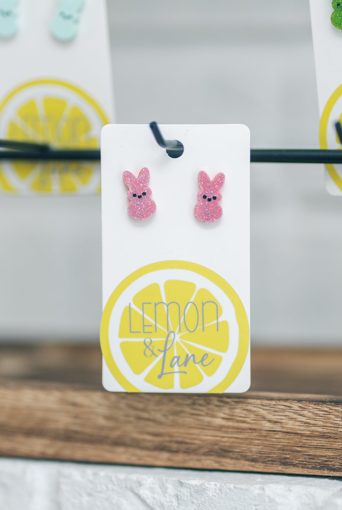 Small Peeps Bunny Earrings