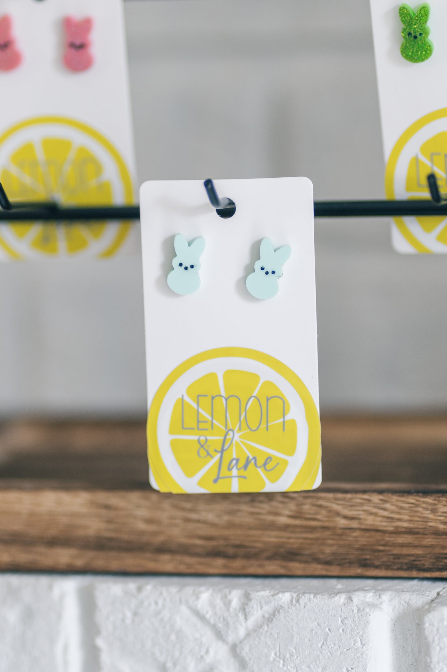 Small Peeps Bunny Earrings