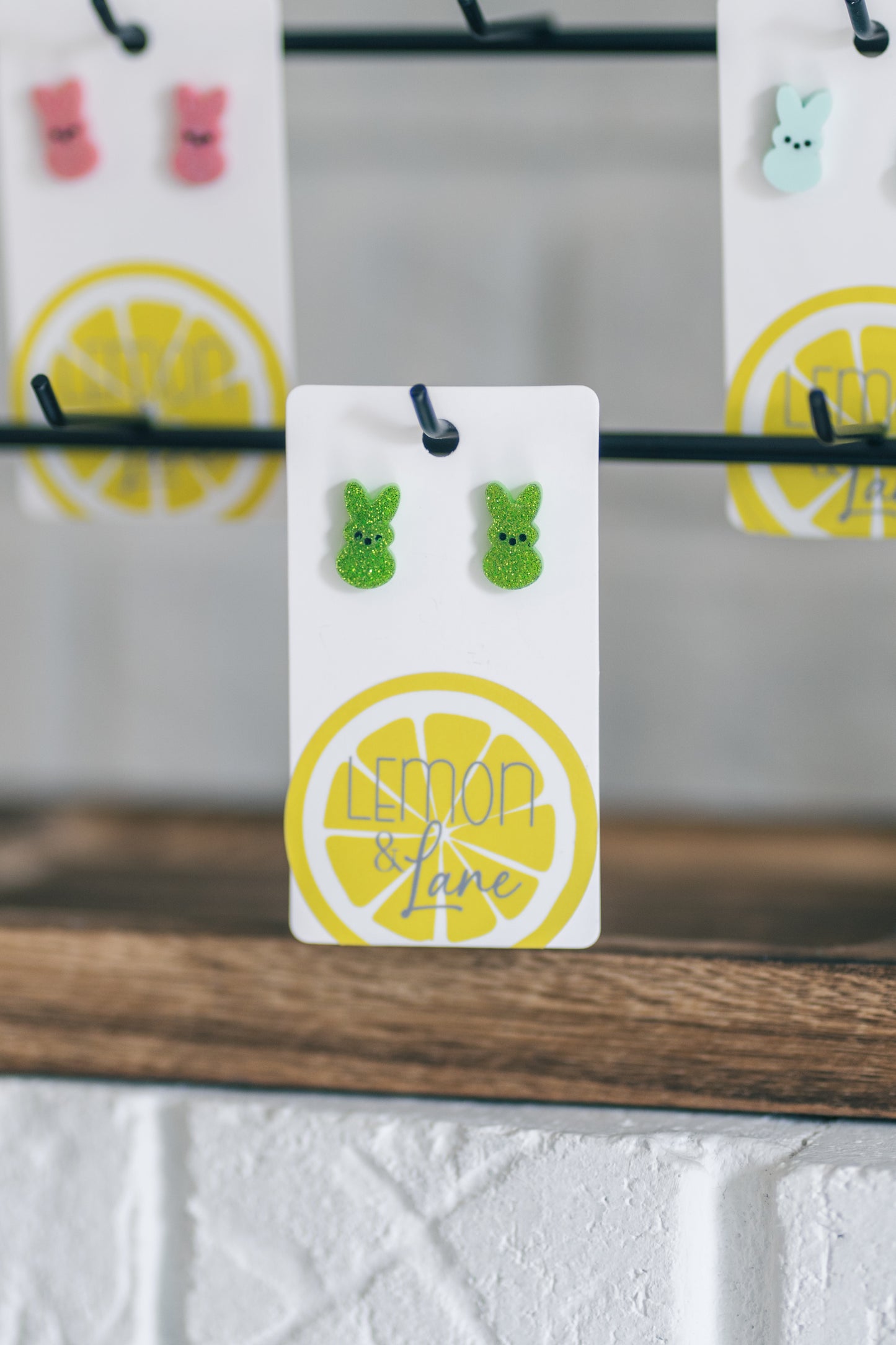 Small Peeps Bunny Earrings