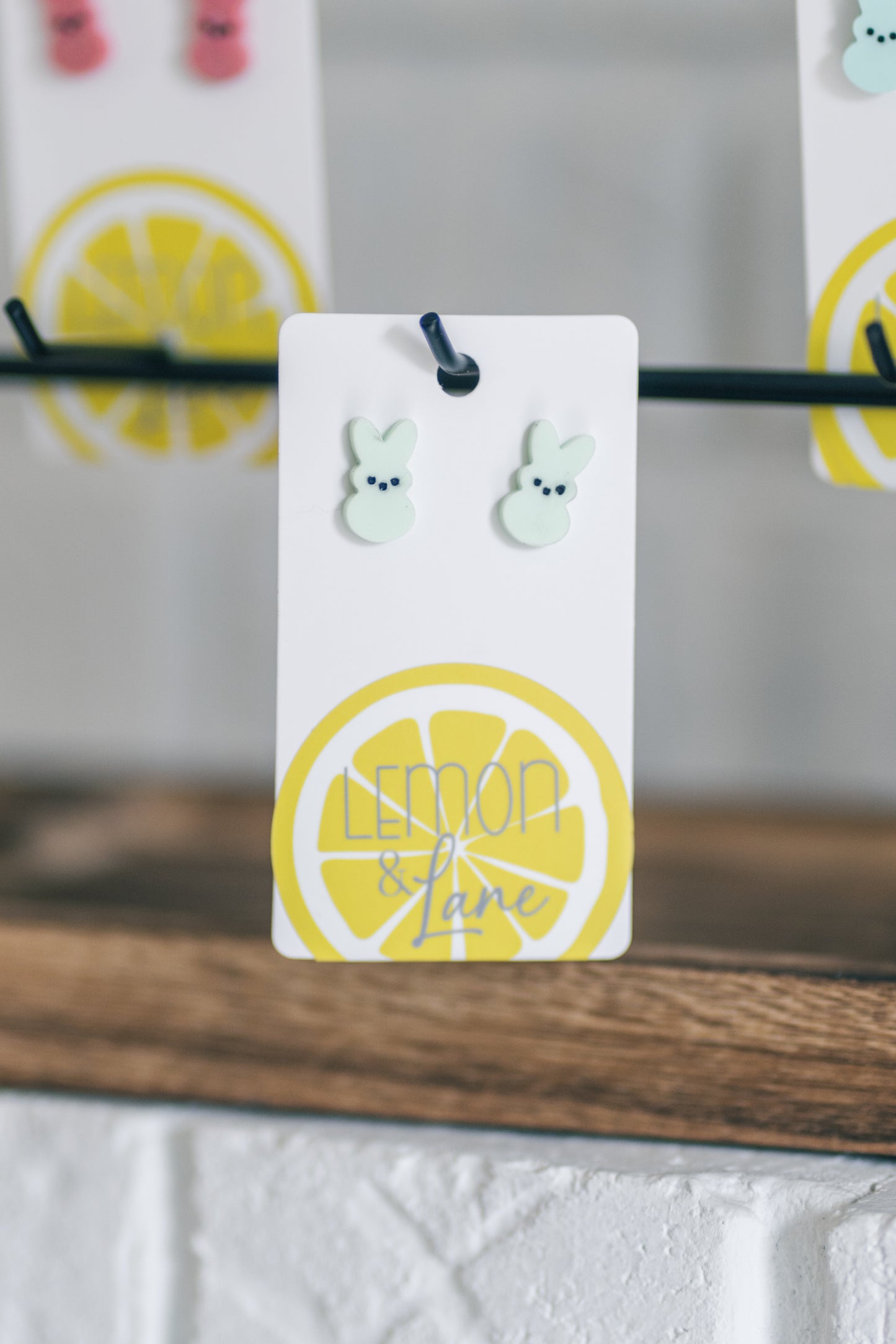Small Peeps Bunny Earrings