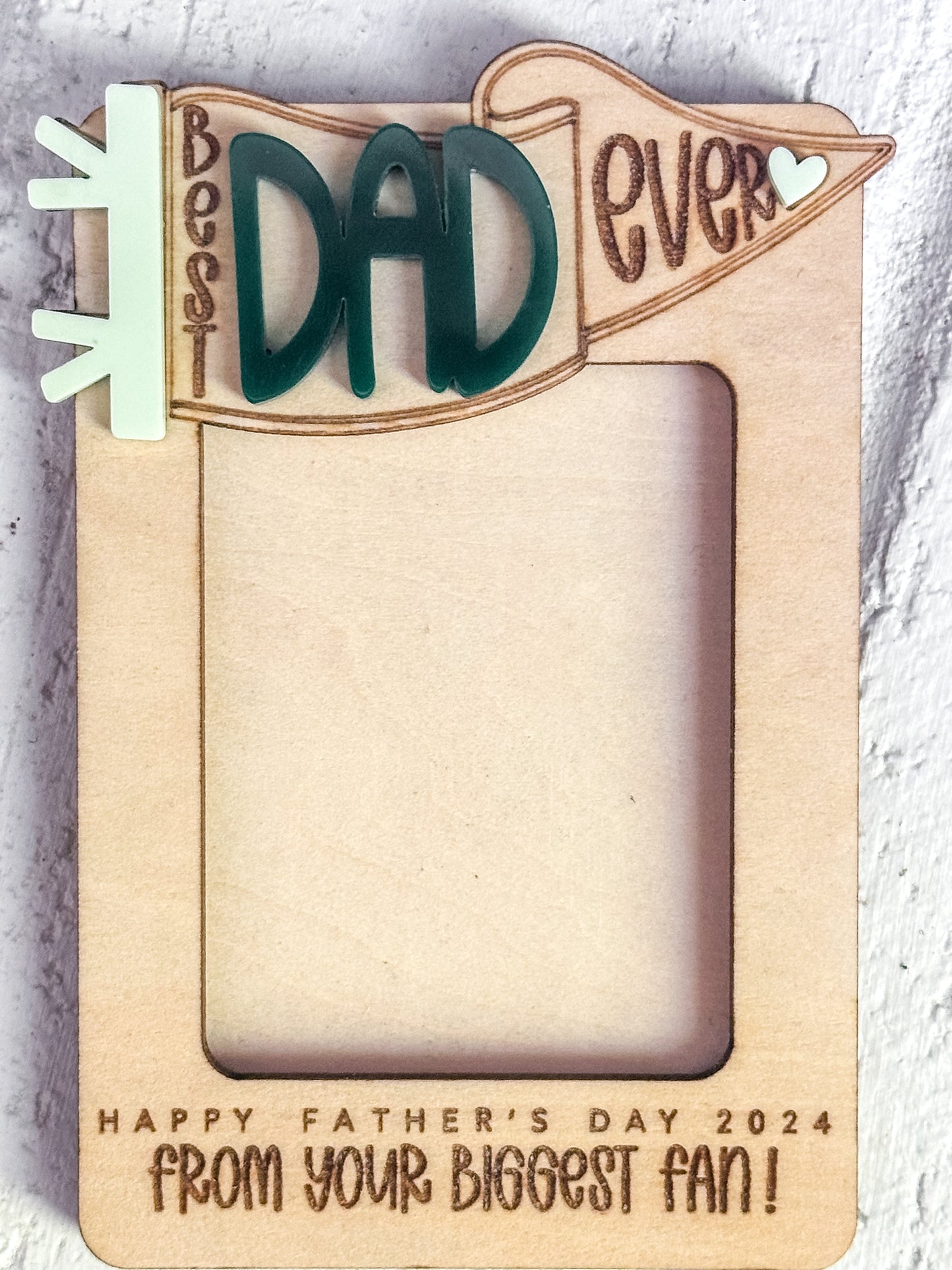 Father's Day Best Ever Photo Refrigerator Magnet