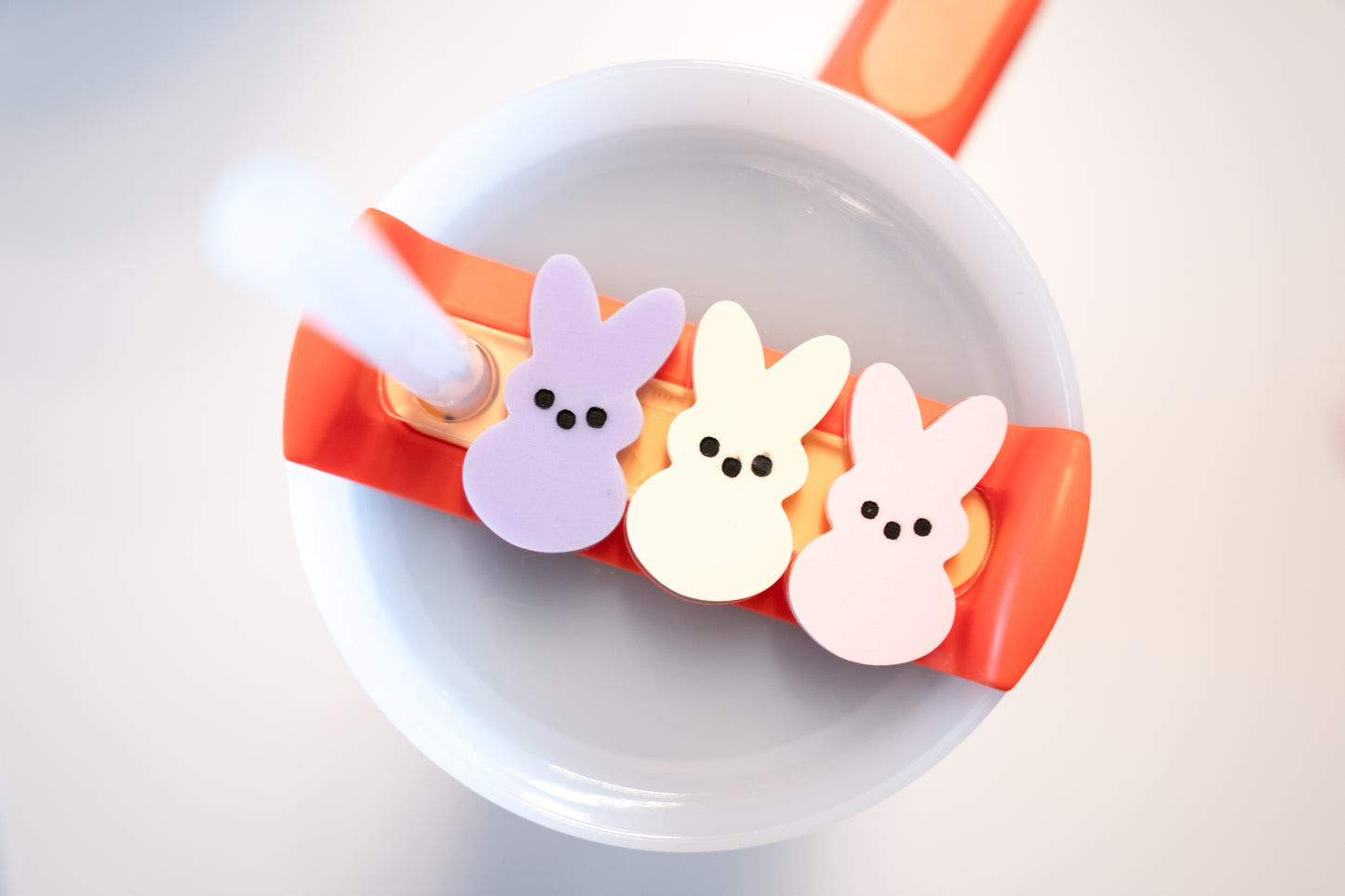 Peeps Bunny Stanley Tumbler Topper 30&40 oz sizes