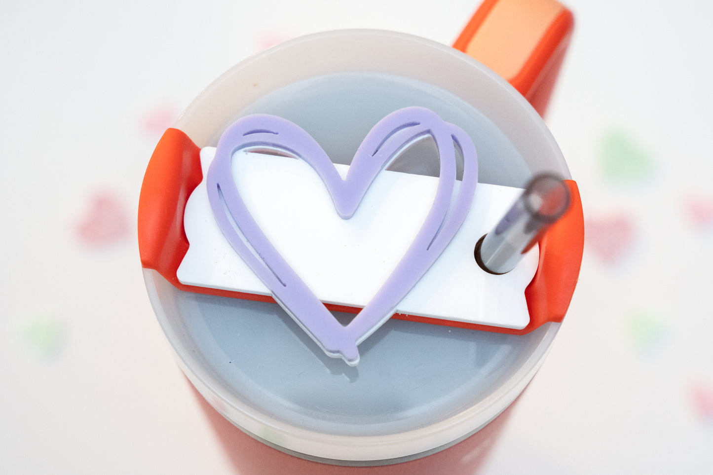 Sketched Heart Stanley Tumbler Topper 30&40 oz sizes