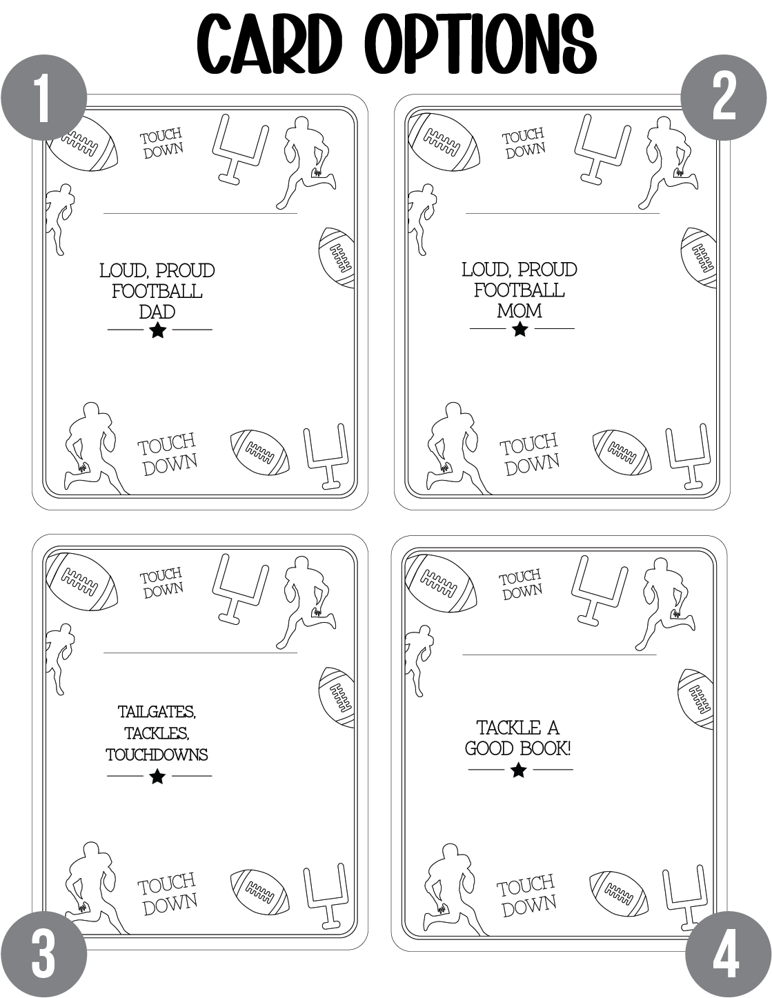 Football Helmet Acrylic Bookmark