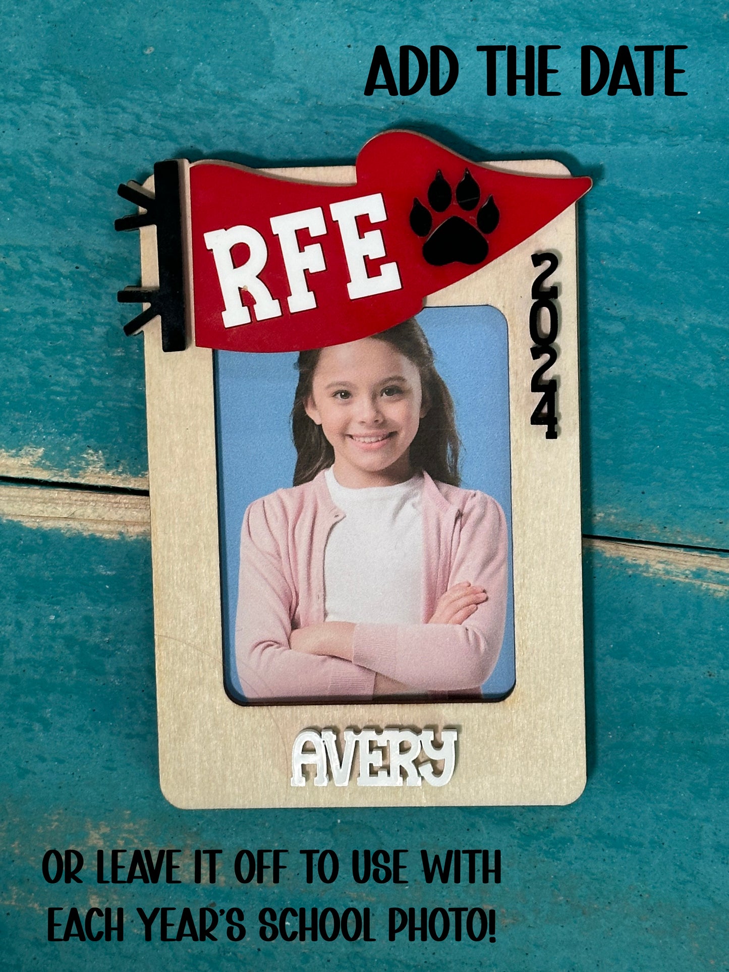 School Photo Frame Magnet