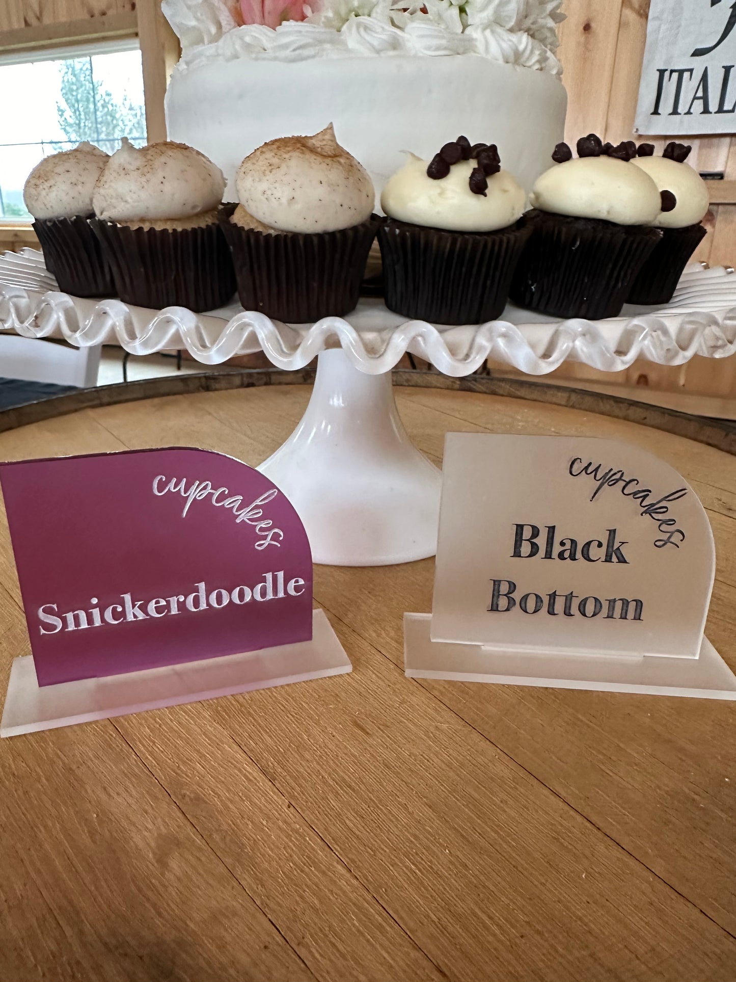 Personalized  Wedding Buffet/Dessert Name Signs