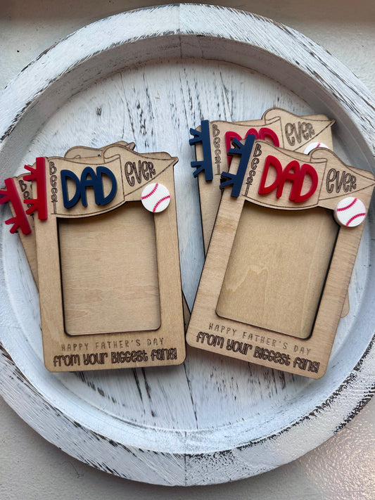 Father's Day Baseball Refrigerator Magnet
