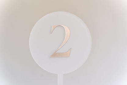 Personalized Centerpiece Table Numbers