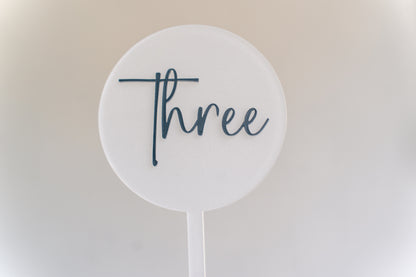 Personalized Centerpiece Table Numbers