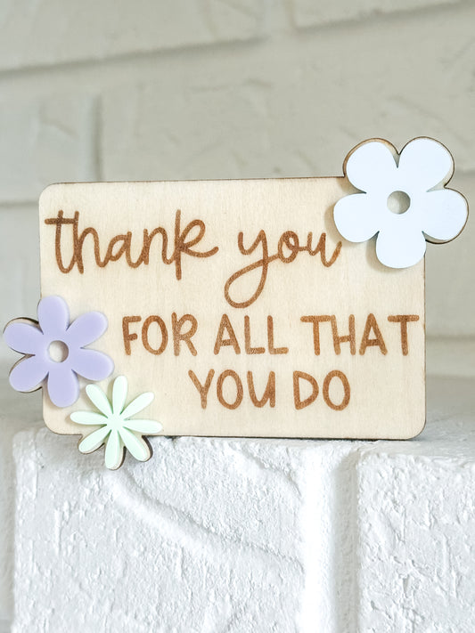 Teacher Appreciation Gift Card Holder