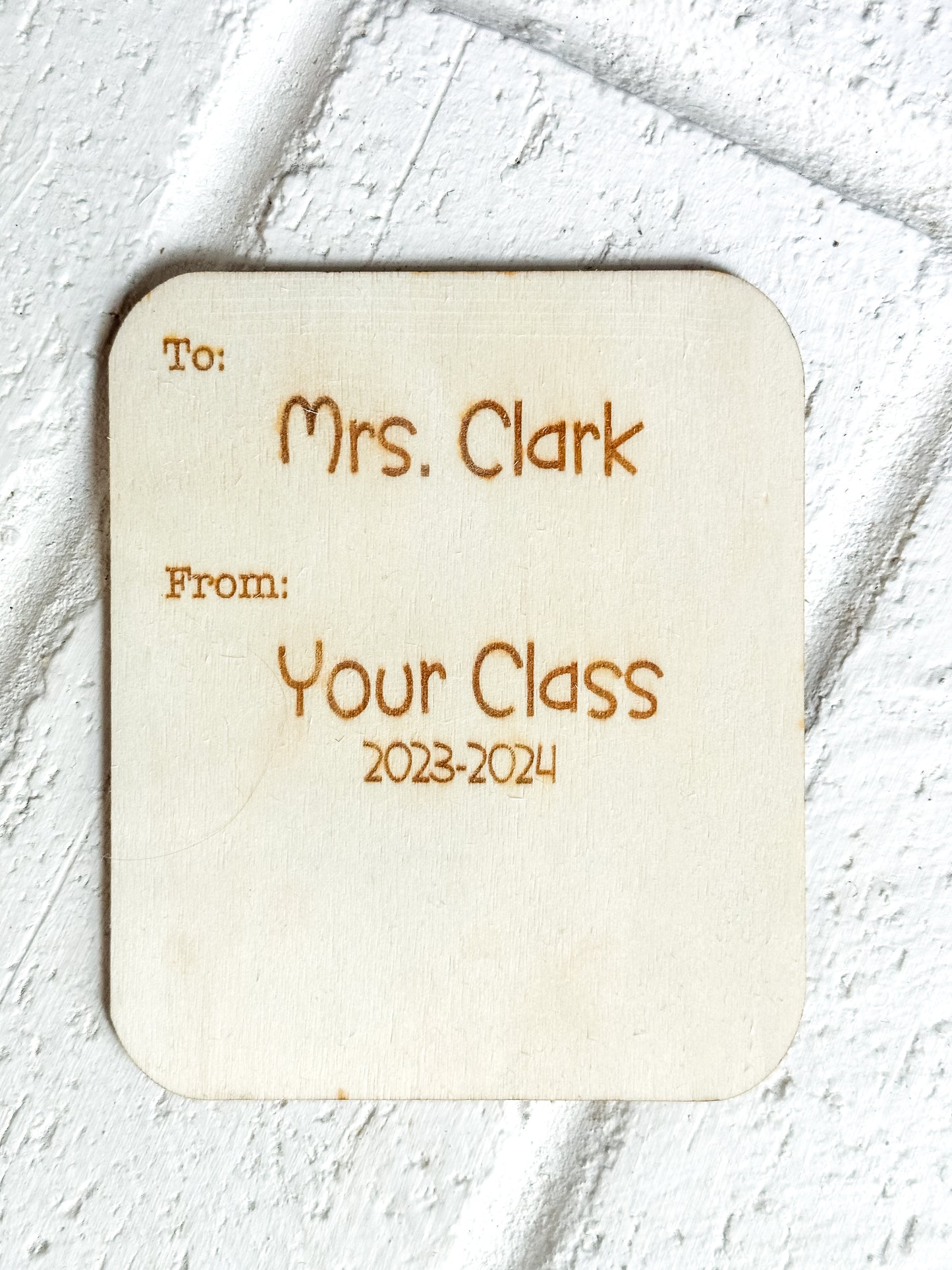 PERSONALIZED Post It Note Holder - Teacher Appreciation