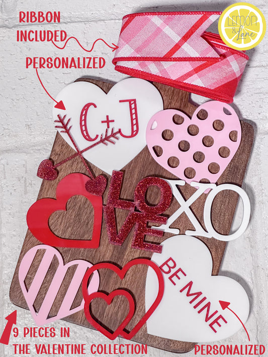 Valentine Collection for Interchangeable Holiday Decor Kit