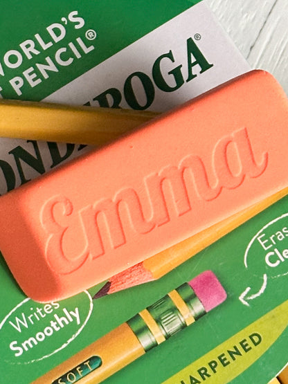 Personalized Ticonderoga Wedge Eraser