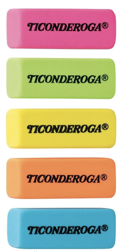 Personalized Ticonderoga Wedge Eraser